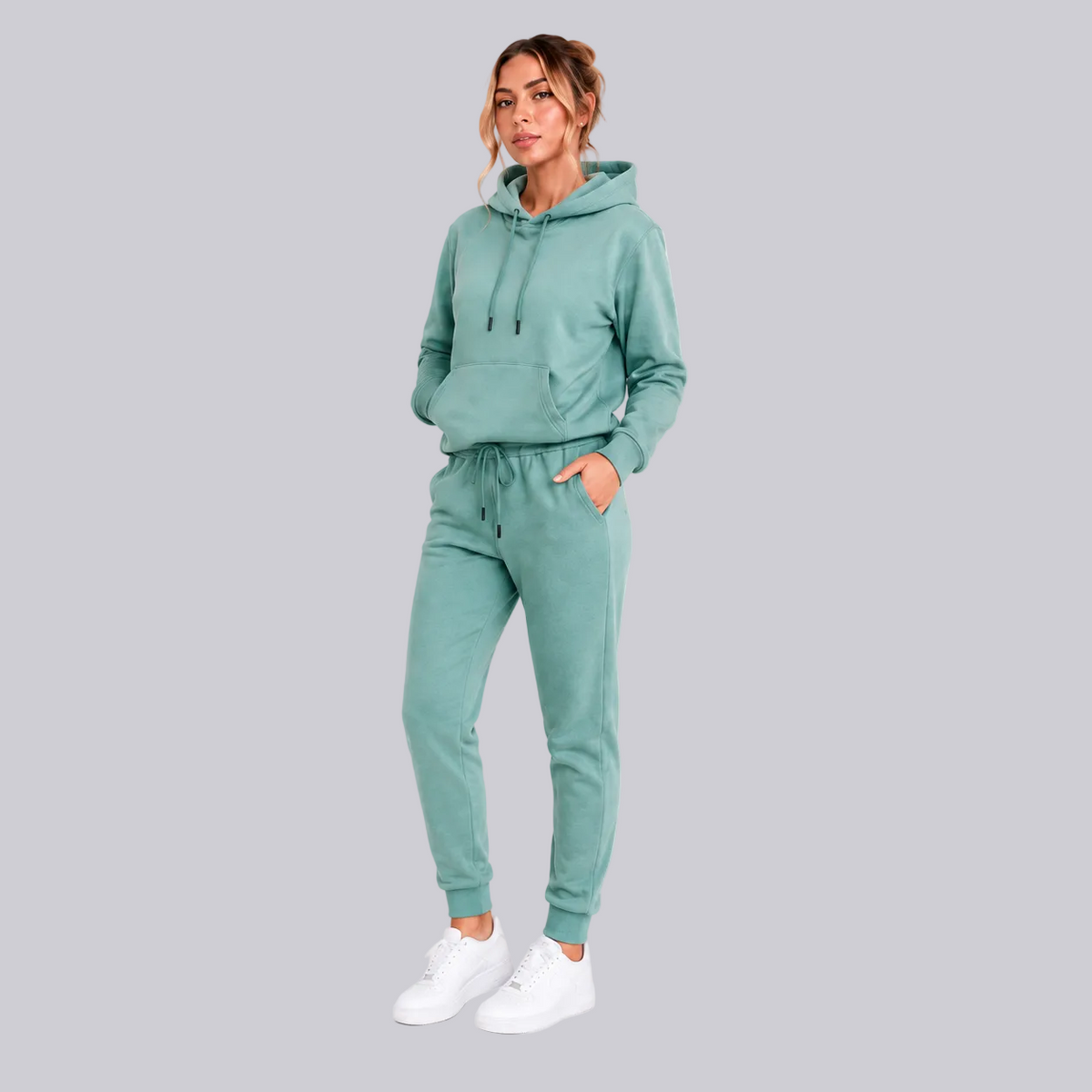 Women’s Premium Pullover Hoodie & Jogger Tracksuit