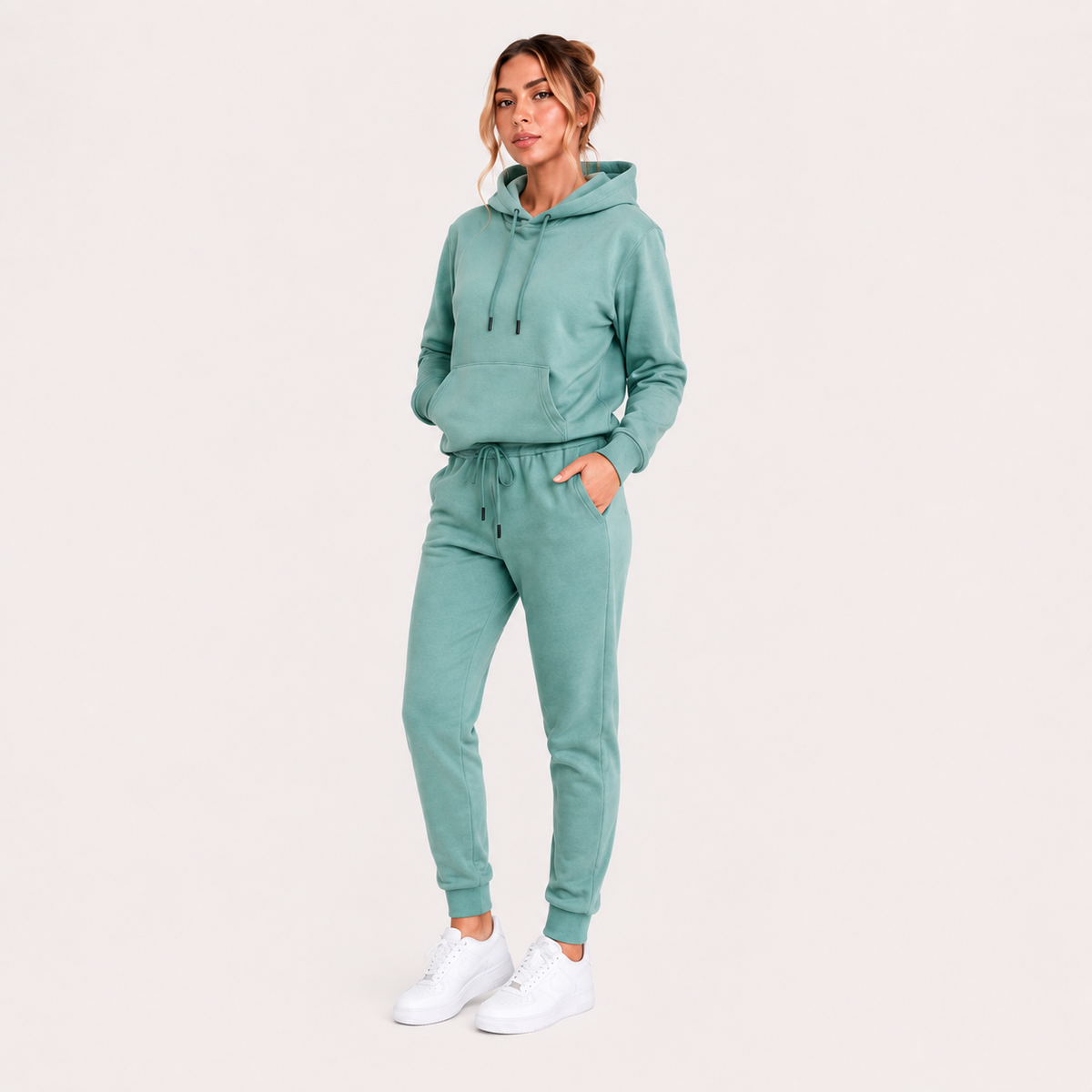 Women’s Premium Pullover Hoodie & Jogger Tracksuit
