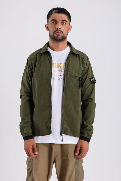 Mens over shirt zipper jacket designer jacket