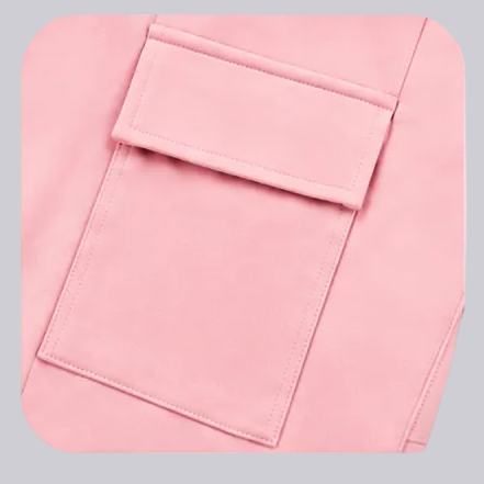 Men’s Pink Summer T-Shirt & Cargo Shorts Set