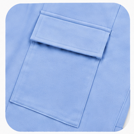 Men’s Blue Summer T-Shirt & Cargo Shorts Set
