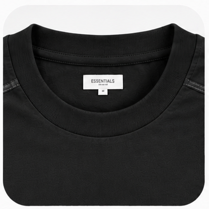 Men’s Black Summer 2-Piece T-Shirt & Cargo Shorts Set