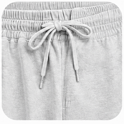 Men’s Light Gray Summer 2-Piece T-Shirt & Cargo Shorts Set