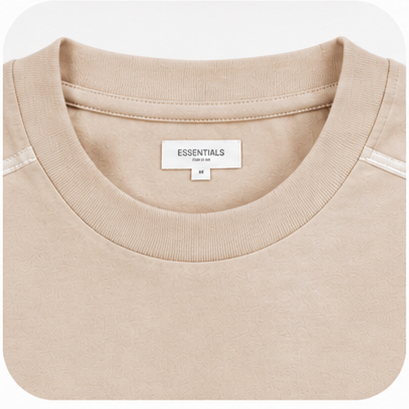 Men’s Beige Summer 2-Piece T-Shirt & Cargo Shorts Set